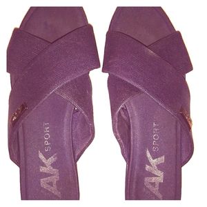 Anne Klein AEsport Navy Platform sandal